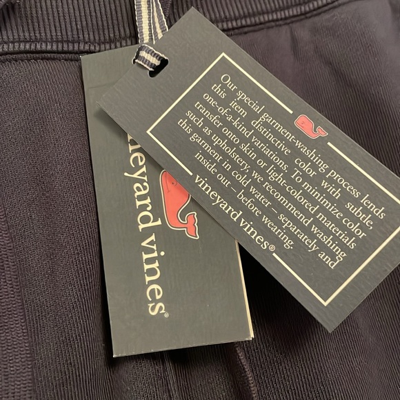 NWT $68 Vineyard Vines Navy Blue Shorts Sweatpants Shorts - Picture 3 of 15